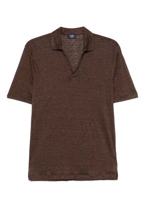 Barba linen T-shirt - Brown