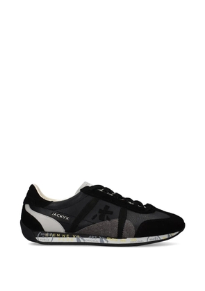 Premiata Jackyx panelled leather sneakers - Black
