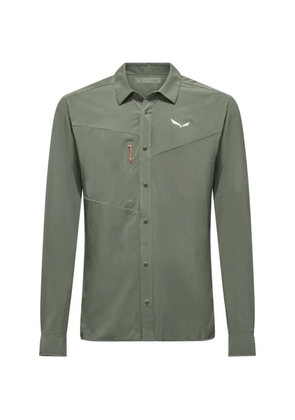 Salewa Puez buttoned shirt - Green