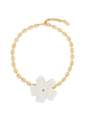 Chloé flower-detail chain necklace - Gold