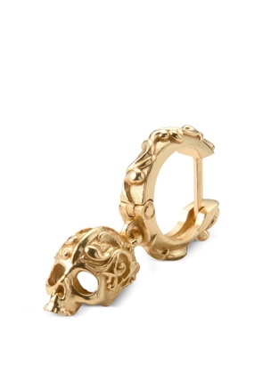 Emanuele Bicocchi skull-pendant hoop earring - Gold