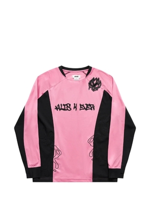 ALIS panelled long-sleeve T-shirt - Pink