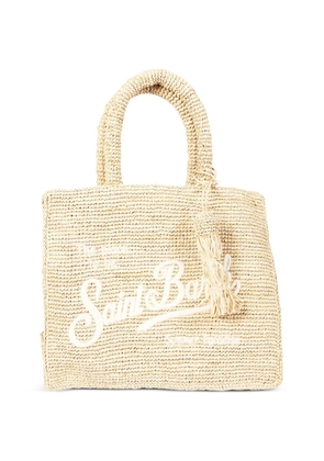 MC2 Saint Barth Colette raffia tote bag - Neutrals