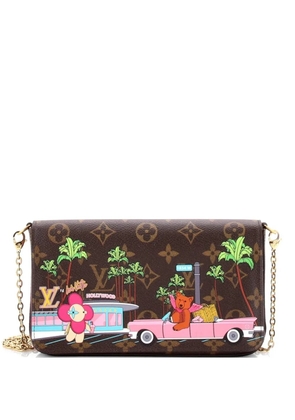 Louis Vuitton Pre-Owned Felicie Pochette Limited Edition Vivienne Xmas Monogram Canvas crossbody bag - Brown