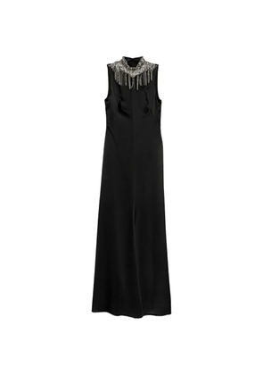Alexander McQueen mock-neck sleeveless maxi dress - Black