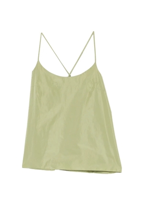 SUSANNE BOMMER cross-back tie-fastening top - Neutrals