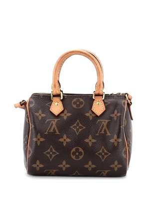 Louis Vuitton Pre-Owned Speedy Bandouliere Bag Monogram Canvas Nano crossbody bag - Brown