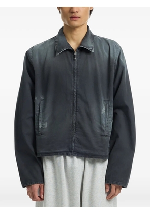 Stockholm Surfboard Club distressed logo-print jacket - Grey