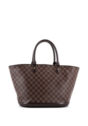 Louis Vuitton Pre-Owned Manosque Handbag Damier GM tote bag - Brown