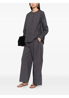 SUSANNE BOMMER wide-leg elasticated-waist trousers - Grey