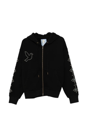 KidSuper Dove & Eye stud-embellished hoodie - Black