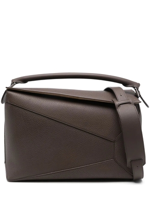 LOEWE large Puzzle tote bag - Brown