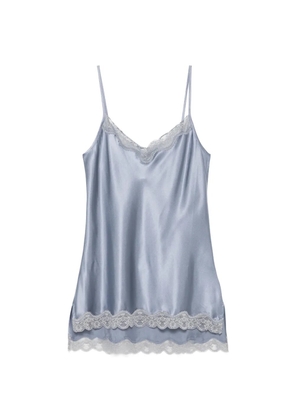 Max & Moi Top lace-trim blouse - Blue
