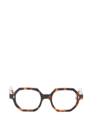 L.G.R Zanzibar Bold geometric-frame glasses - Brown