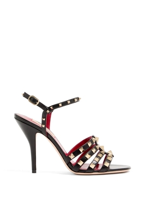 Valentino Garavani Rockstud kidskin sandals 100mm - Black