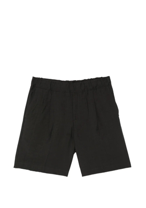 Costumein Tony elasticated-waist pleated shorts - Black