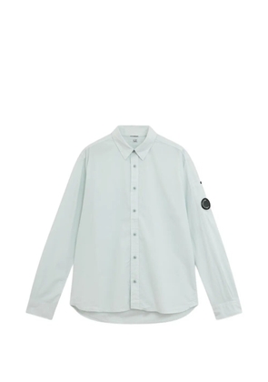 C.P. Company lens-detail buttoned shirt - Blue