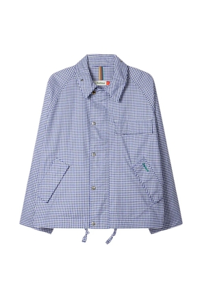 Paul Smith Barbour gingham drawstring jacket - Blue