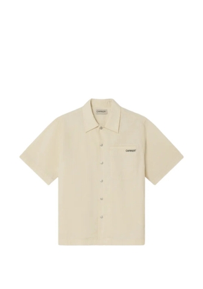 Carrer Beck logo-detail short-sleeve shirt - Neutrals