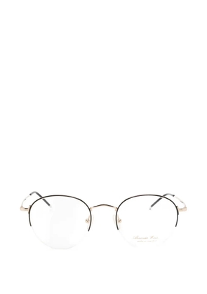 Alexander Wintsch round-frame half-rim glasses - Black