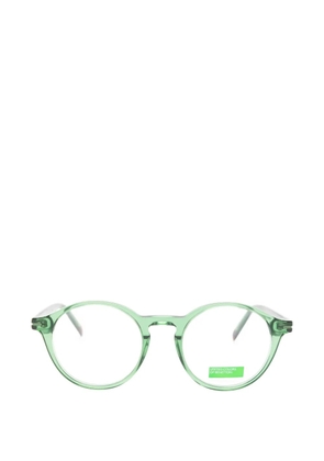 Benetton Teddy round-frame glasses - Green