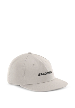 Salomon logo-embroidered baseball cap - Grey