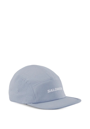 Salomon logo-print five-panel baseball cap - Blue