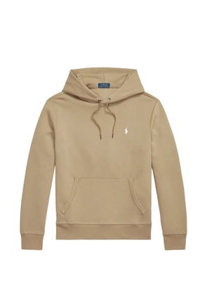 Polo Ralph Lauren logo-embroidered drawstring hoodie - Neutrals