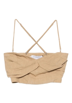 Viktor & Rolf cropped top - Neutrals