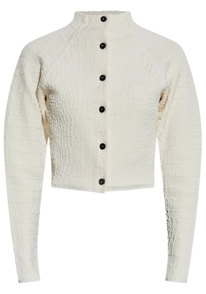 Jacquemus cropped cardigan - White
