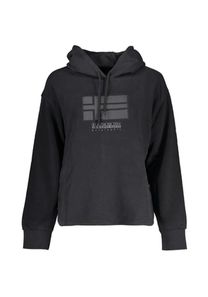 Napapijri logo-print hoodie - Black