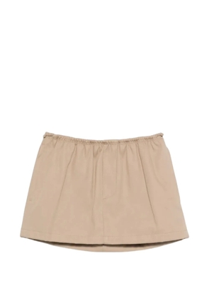 Alexander Wang elasticated-waistband mini skirt - Neutrals