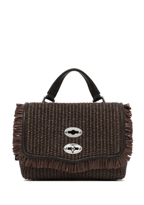 Zanellato Postina fringed croos body bag - Brown