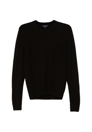 James Perse contrast-trim cashmere sweater - Brown