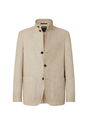 Zegna Il Conte Oasi linen jacket - Neutrals