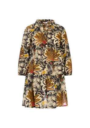 Anjuna embroidered Clara kaftan dress - Multicolour