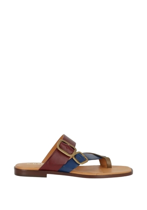 Tod's buckle-fastening leather sandals - Brown