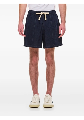 Howlin' drawstring seersucker shorts - Blue
