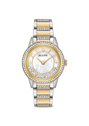 Bulova Crystal TurnStyle 32.5mm watch - White
