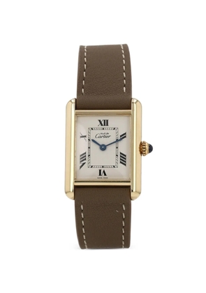 Cartier 1990s Tank Must 30mm watch - Neutrals