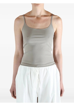 Amomento spaghetti-strap top - Grey