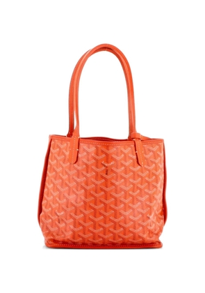 Goyard Pre-Owned Anjou Reversible Tote Coated Canvas Mini satchel - Orange