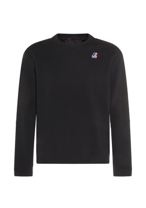 K-Way Nael logo-patch sweater - Blue