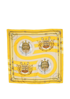 Hermès Pre-Owned Chateaux d'Arriere scarf - Yellow