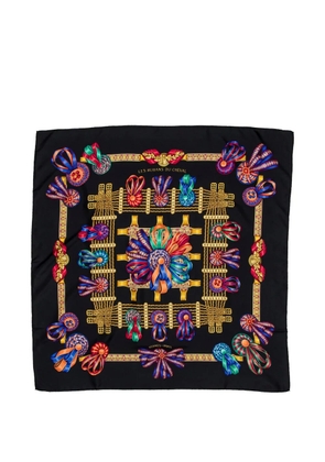Hermès Pre-Owned Les Rubans du Cheval scarf - Black