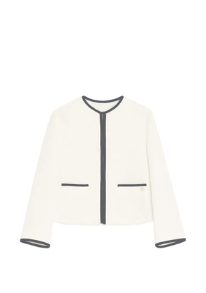 Valentino Garavani Canestrello cotton tweed jacket - White