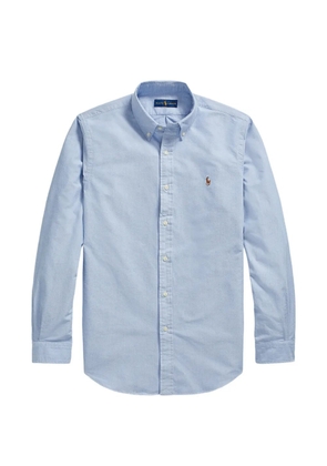 Polo Ralph Lauren logo-embroidered button-down shirt - Blue