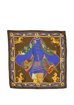Hermès Pre-Owned Les Bissone de Venise scarf - Brown