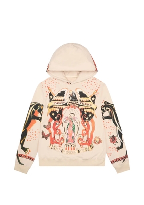 Denim Tears Tattoo Pullover Hoodie 'Cream' - Neutrals