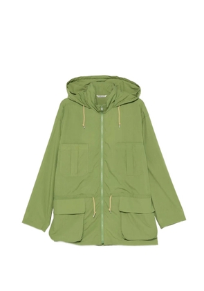 Auralee cotton-lawn hooded jacket - Green
